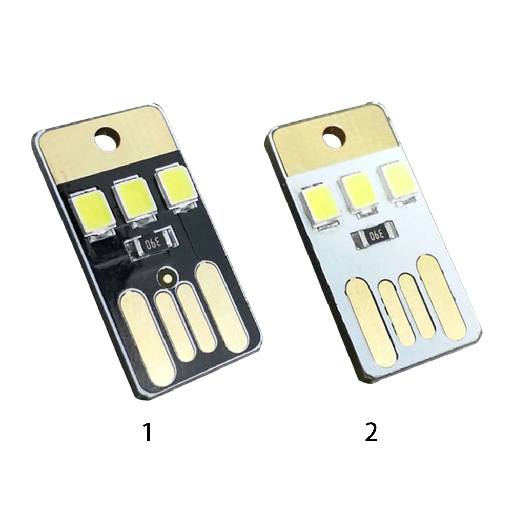 1 шт. Мини Тонкий ночник Мобильный USB светодиодный маленький светильник для
