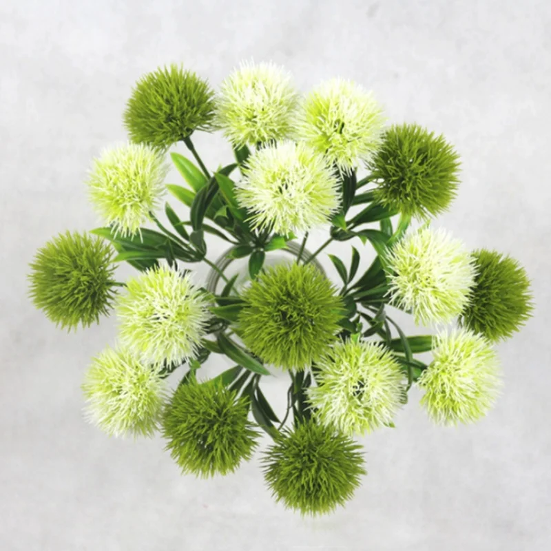 Искусственные цветы Одуванчик пластиковые свадебное украшение для дома на День