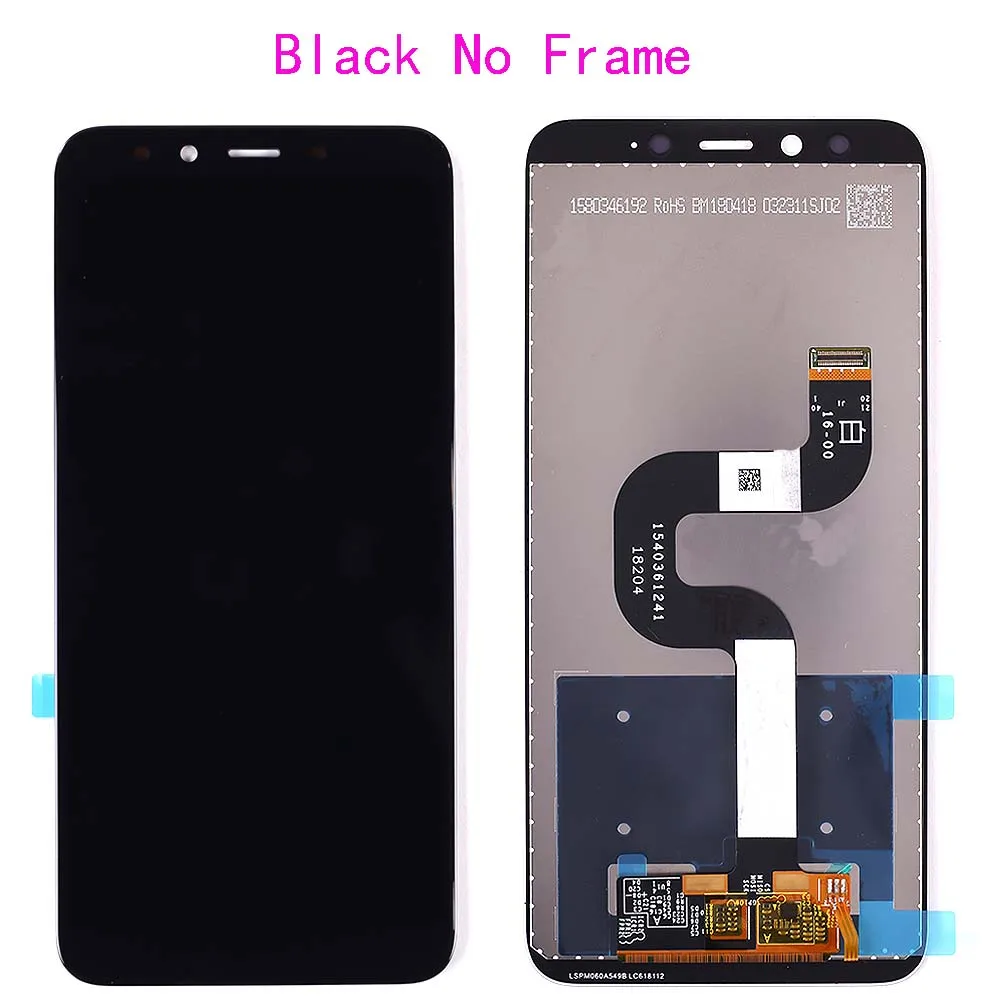 5 99 &quotAAA качественный ЖК дисплей для Xiaomi Mi A2 с сенсорным экраном дигитайзер сборка