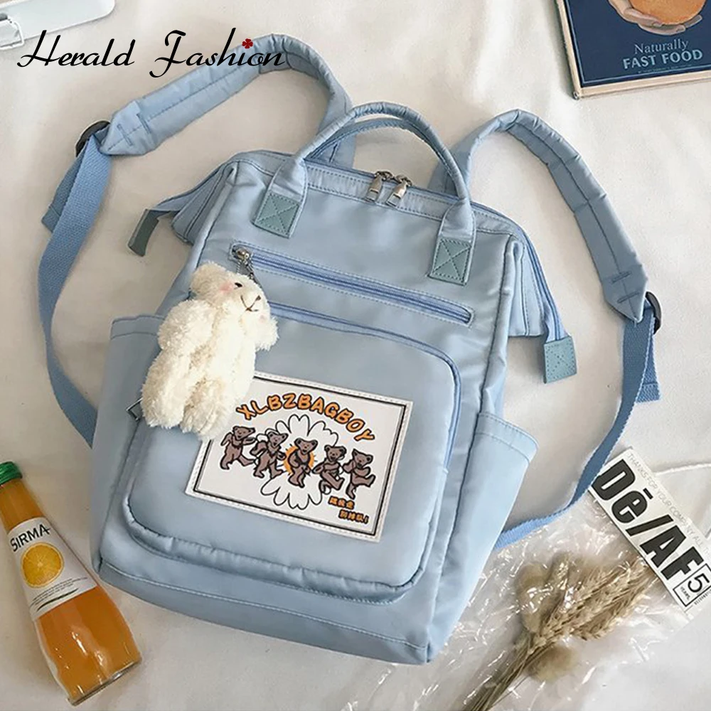 Женский рюкзак для девочек подростков новая модная повседневная сумка на плечо