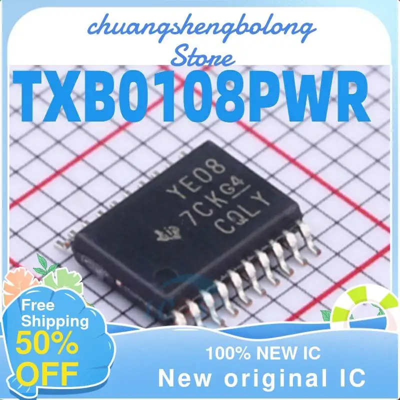 

10-200 шт. TXB0108PWR TXB0108 YE08 TSSOP20 новый оригинальный IC