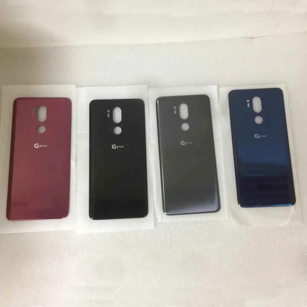 Для LG G7 ThinQ G710EM G710PM G710VMP G710TM G710N G710EAW крышка батареи задняя дверь Корпус Запасные