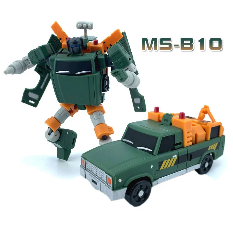 Миниатюрная экшн фигурка робот MS Toys Transformer B10 MSB10 подъемный кран|Игровые фигурки и