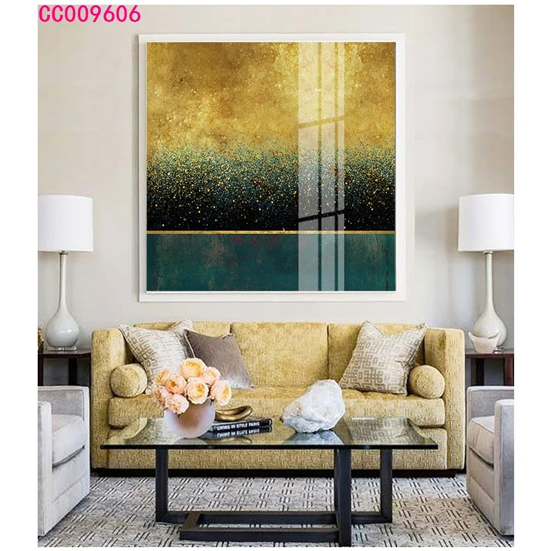 

Nordic Snowy Mountains Sofa Background Wall Print Square Canvas Oil Painting Decorative Pictures Home Bedroom Living Room Decor