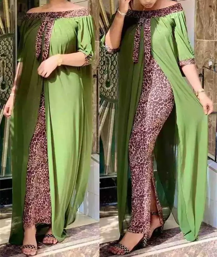 

Caftan Muslim Dress Leopard Print Abaya Dubai Kaftan Hijab Turkish Dresses Sexy Abayas For Women Islam Clothing