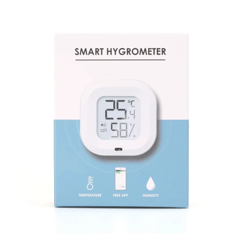 

Digital LCD BT Thermometer Hygrometer Gauge Tester Temperature Sensor Humidity Meter Detector Monitor Indoor Pet Car