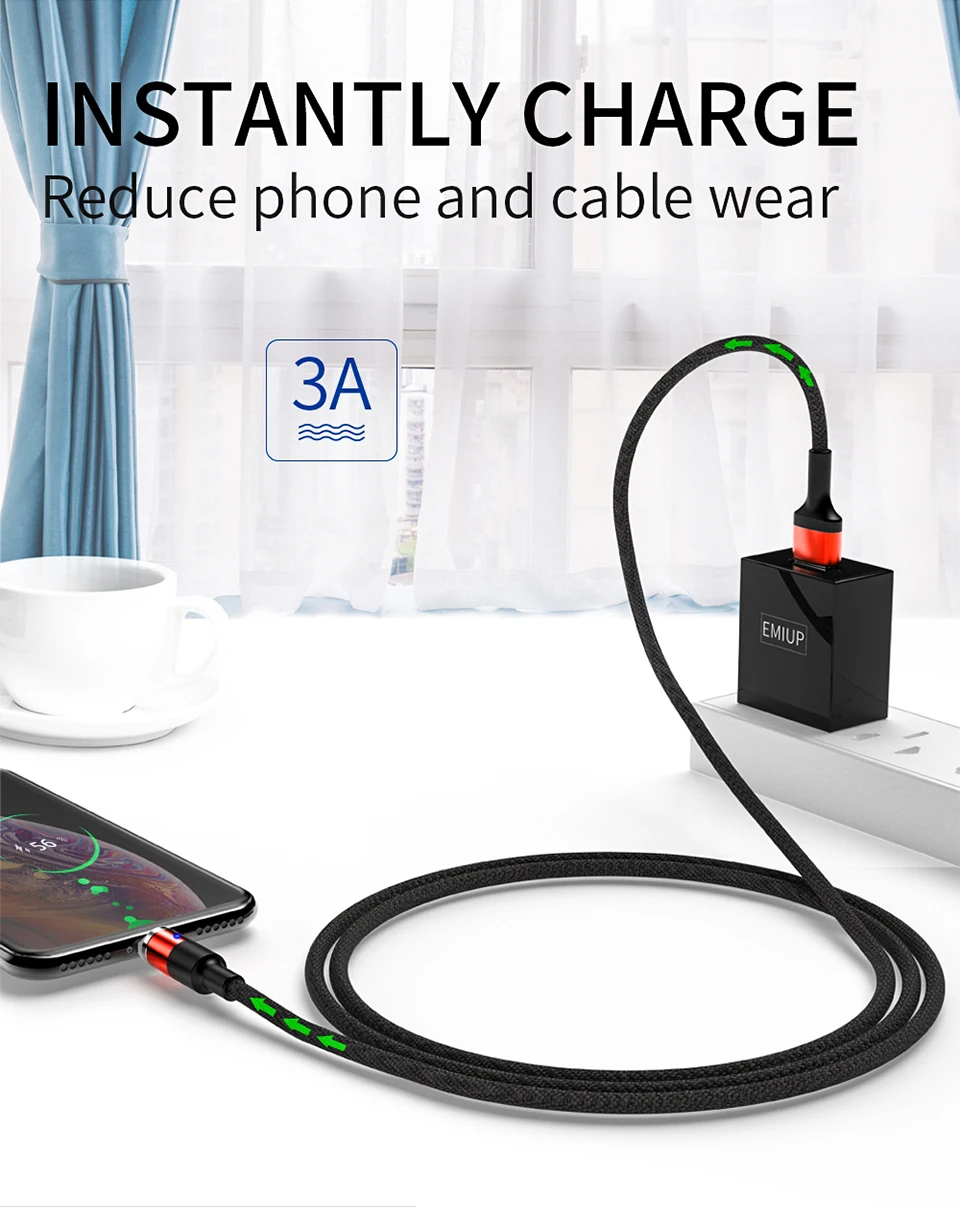 Магнитный кабель USB Micro usb type C, адаптер для быстрой зарядки для телефона, Microusb type C, магнитное зарядное устройство USB C для iPhone, samsung, huawei