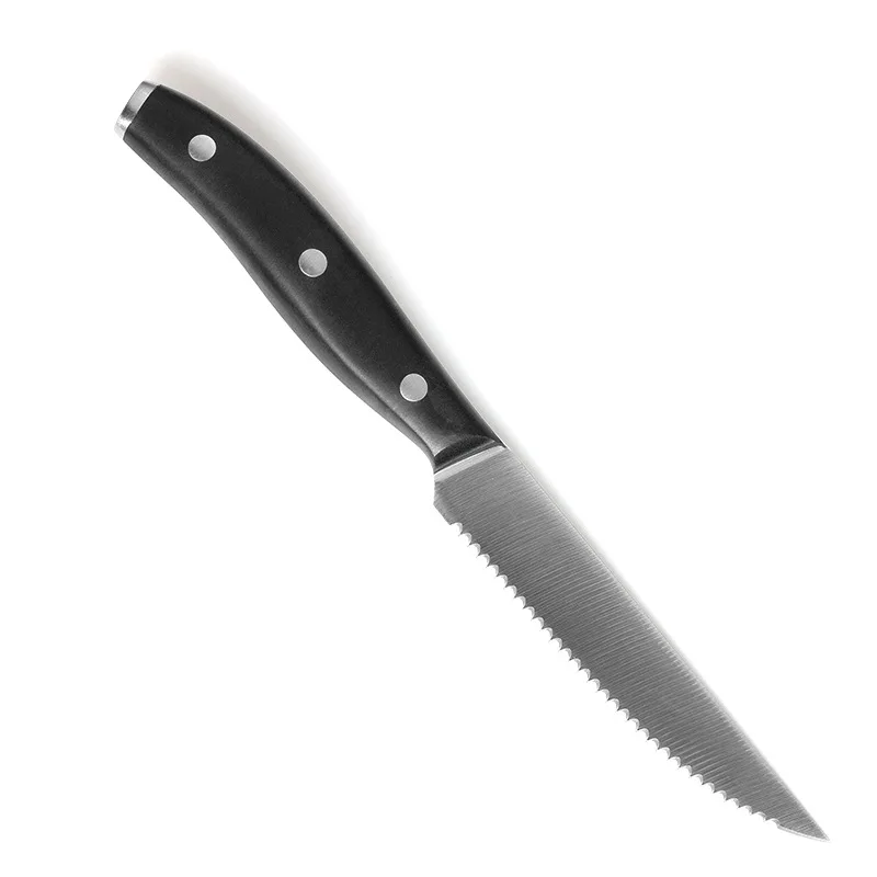 

4.5" inch Steak Knife Dinner Cutlery Wedding Stainless Steel Butter Knives Resistant Western Style Black Steak Knife Tableware