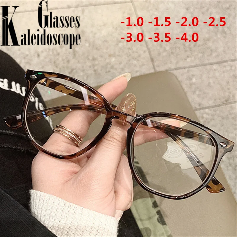 Очки для близорукости мужчин и женщин аксессуар в ретро стиле прозрачные с