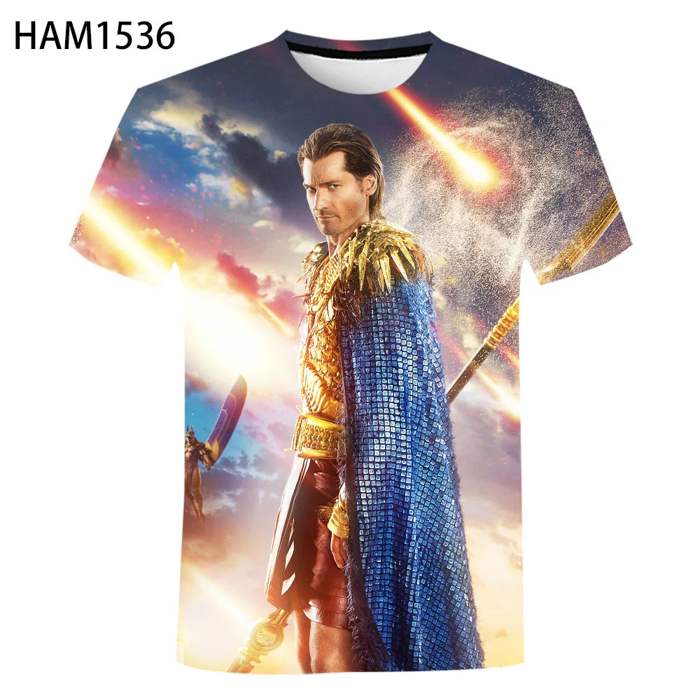 Летняя Новинка 2021 3D печать богов Египта мужская женская индивидуальная модная
