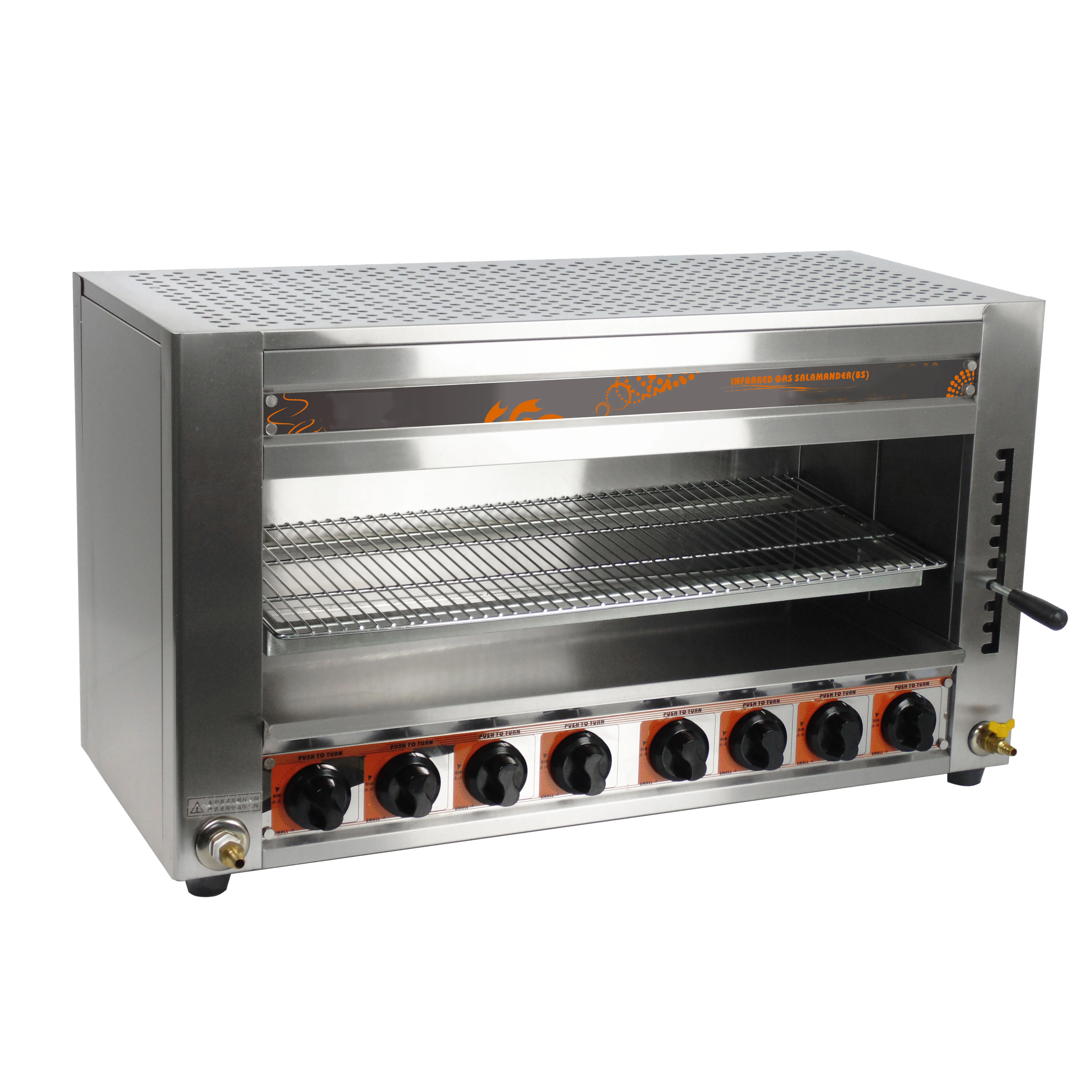 Газовая инфракрасная лучевая печь с 8 головками энергосберегающая для барбекю