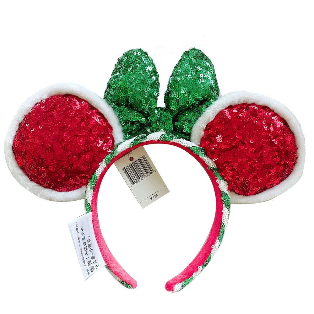 best Baby Accessories Disney Mickey Mouse Headband Transparent Plush Ball ears Headband Cartoon Minnie Ears Birthday Party Decoration(Free Shipping) custom baby accessories