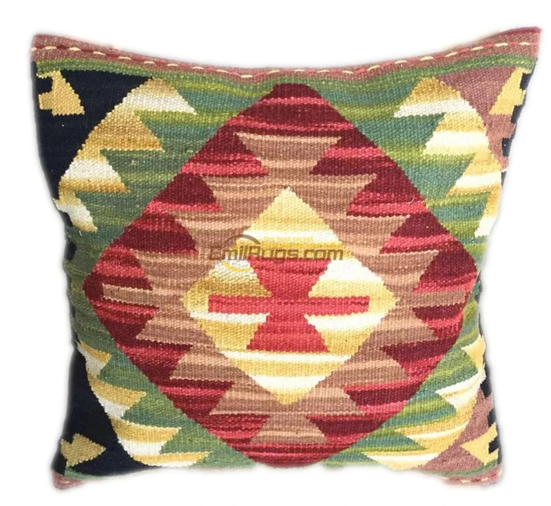 Vision Taste Турция ручная шерстяная плетеная подушка для килима Непрерывная система