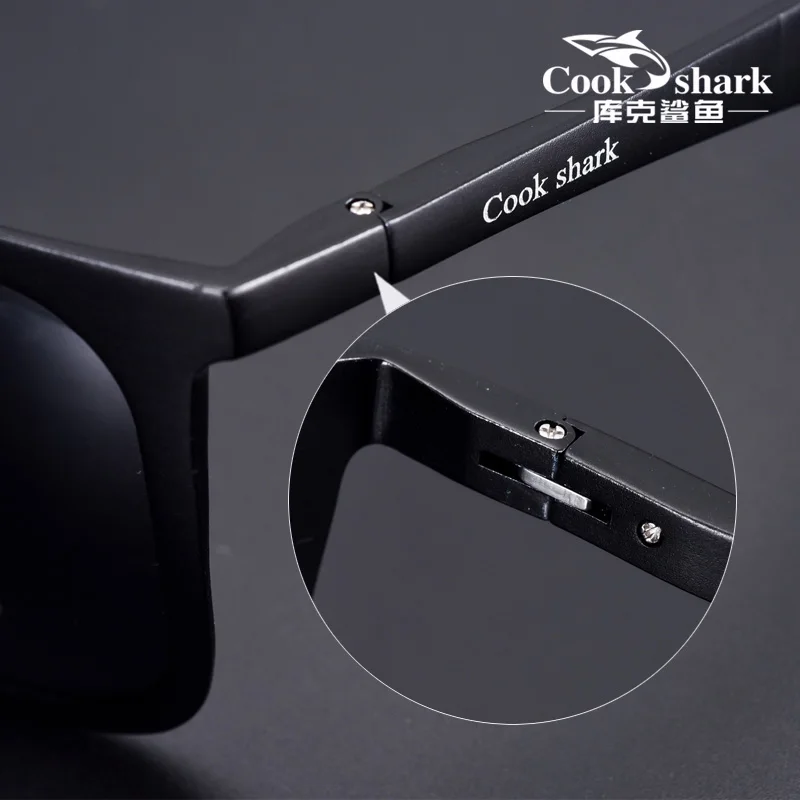 Новинка 2020 солнцезащитные очки Cook Shark поляризационные для мужчин и женщин