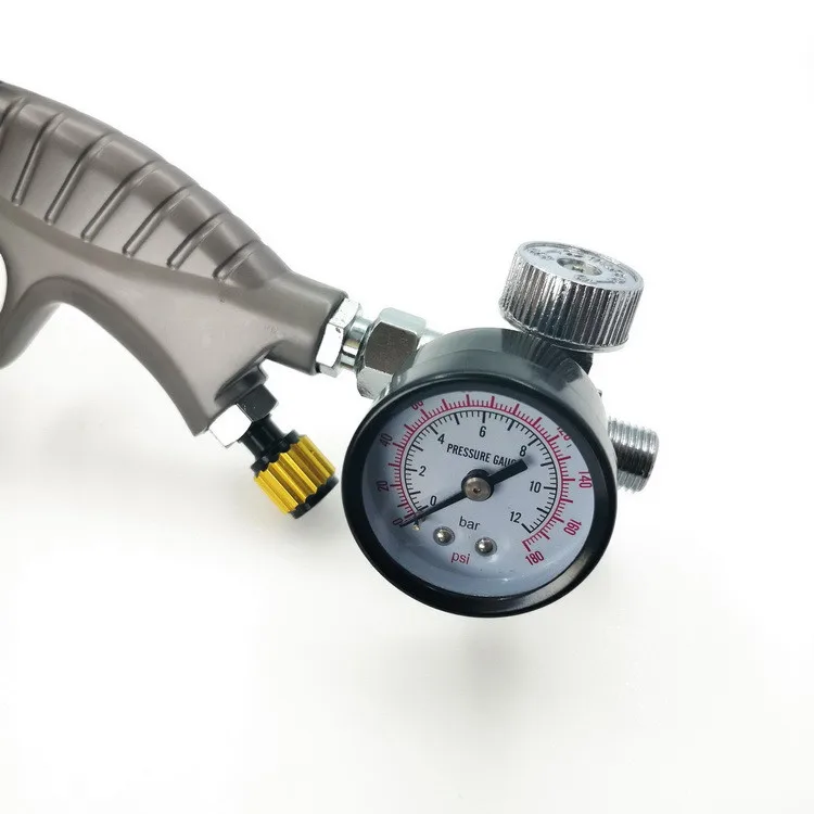 Регулируемый манометр HVLP краскопульт с регулятором 1/4 дюйма инструмент для