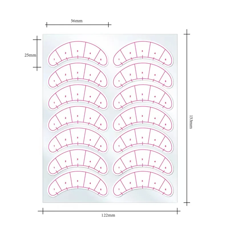 Наклейка для наращивания ресниц 70 пар |