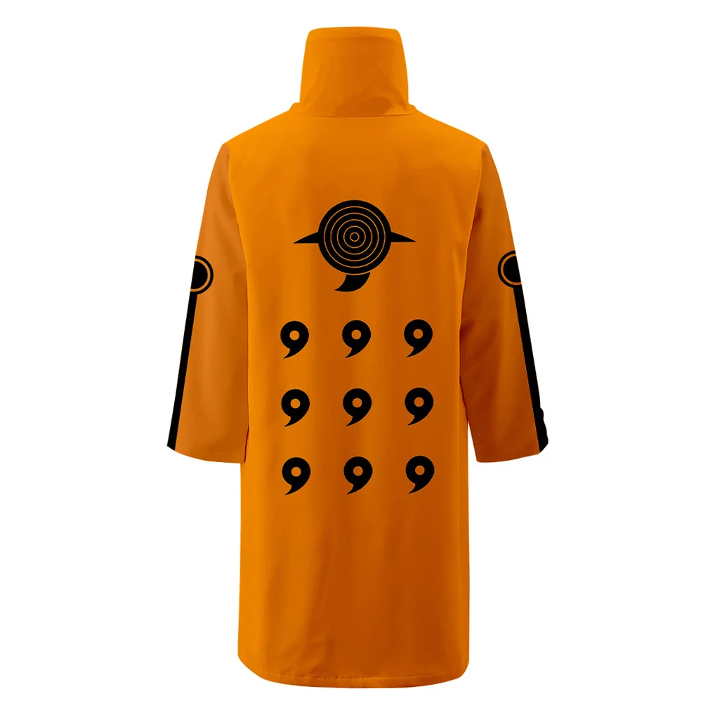 Костюм для косплея Акацуки длинный халат наряд на молнии карнавальный костюм