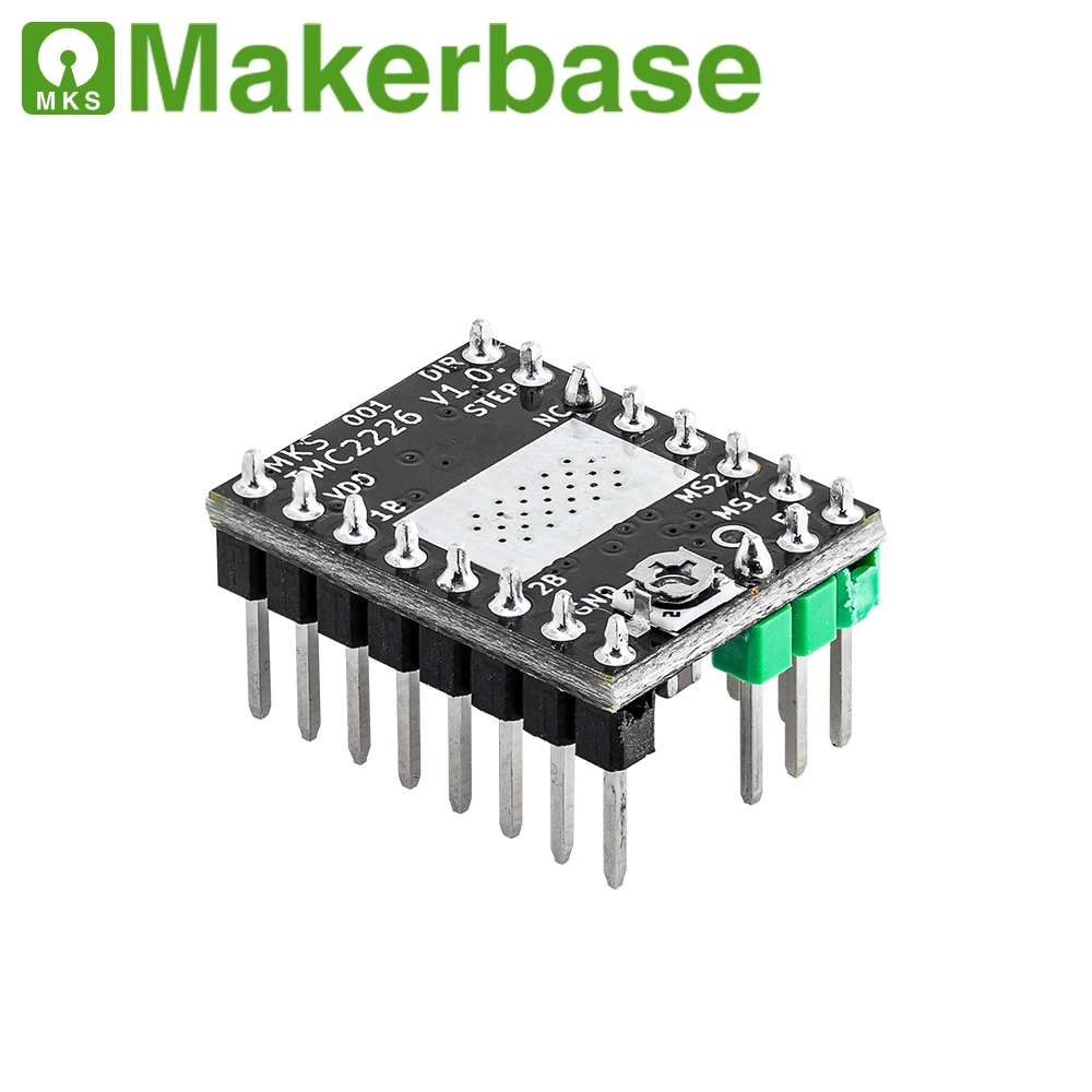 Драйвер шагового двигателя Makerbase MKS TMC2226 2226 StepStick детали для 3D-принтера 2 5 А UART