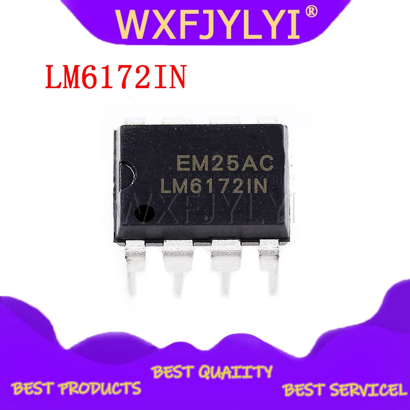 1 шт./лот LM6172IN LM6172 DIP 8 DIP8 новый оригинальный|dip-8| |