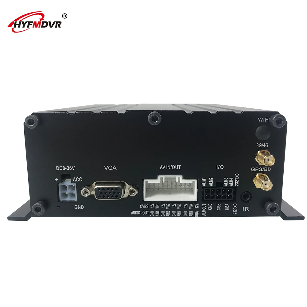 HYFMDVR Мобильный Dvr в режиме реального времени автомобиль удаленный вид 1080P AHD gps 3g 4