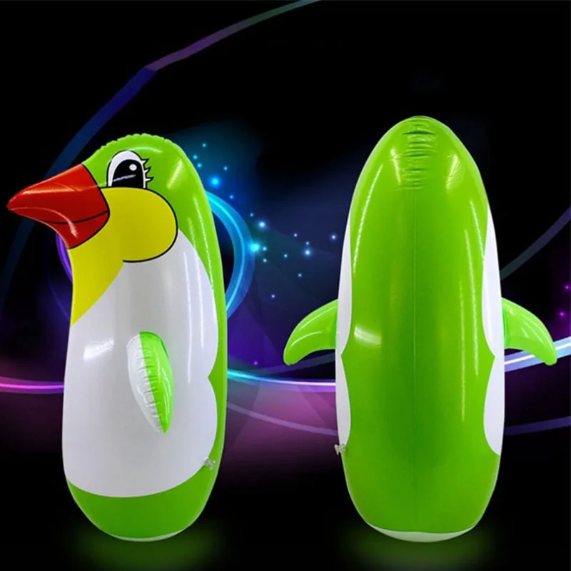 1piece Outdoor Fun Sports Random color 22&amp36&amp45&amp70cm Inflatable Penguin Toy Soft Plastic Tumbler For Children | Игрушки и хобби