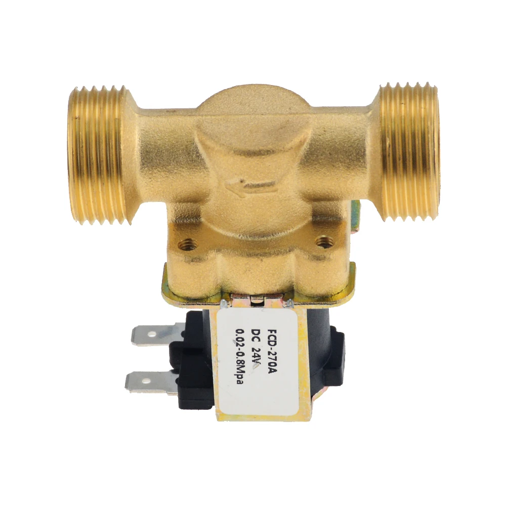 Электромагнитный клапан 3/4 &quot1/2&quot DC 24V AC 220V DC12V нормально закрытый латунный для