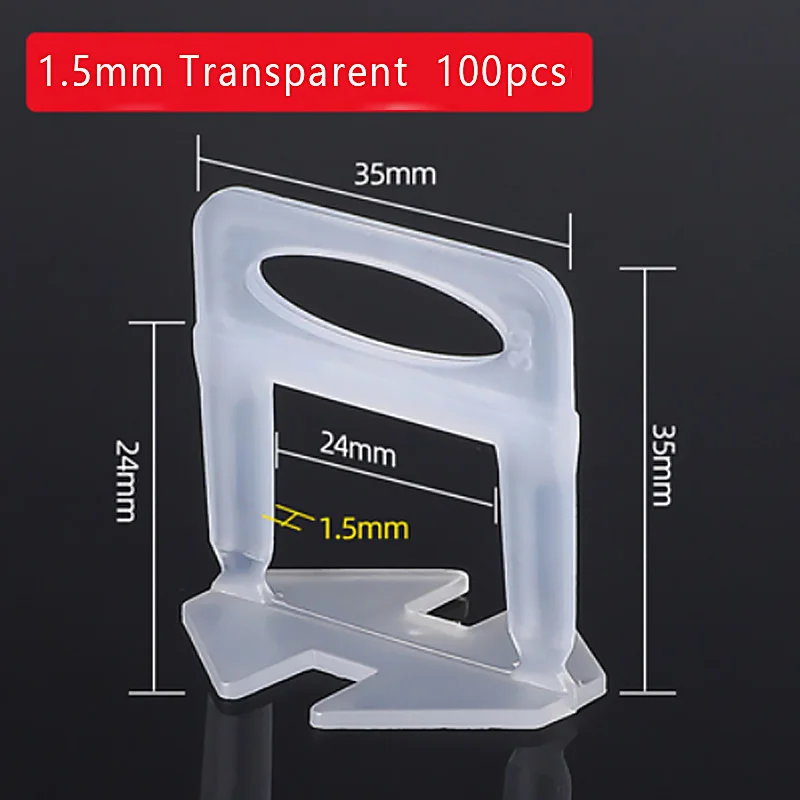 100 шт. система выравнивания плоских пластиковых напольных плиток