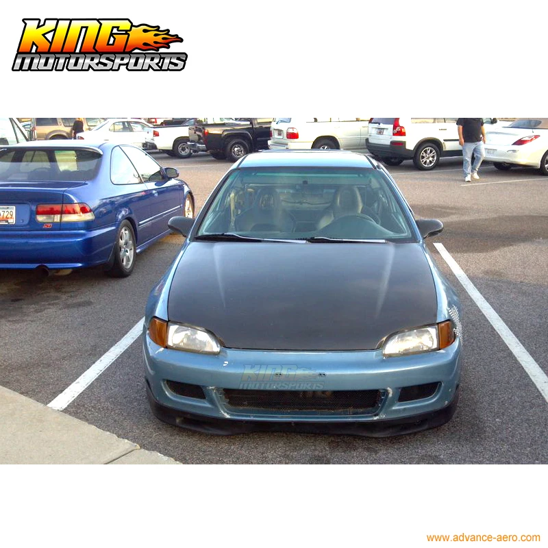 Подходит для 92 95 HONDA CIVIC EG 2 3DR ПУ ложка передний бампер блесна губ боди уретан|front