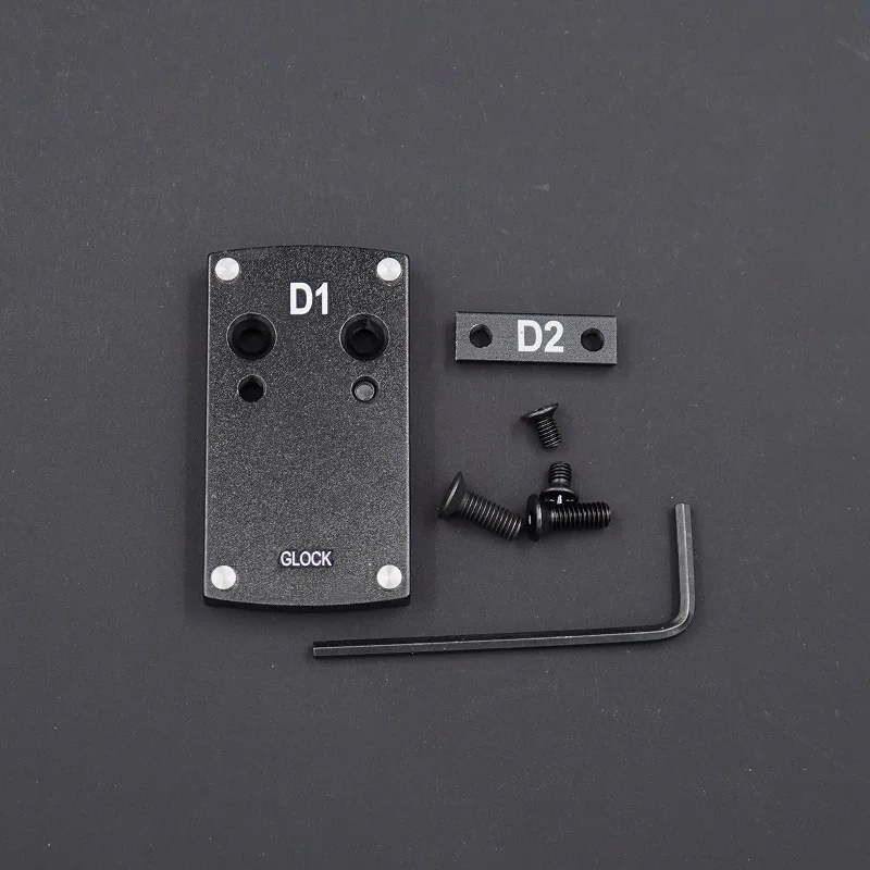 

Tactical Pistol Reflex Sight Mount Rear Red Dot Adapter Plate For 17/19 Glock Colt 1911 Beretta 92 Pistol Airsoft