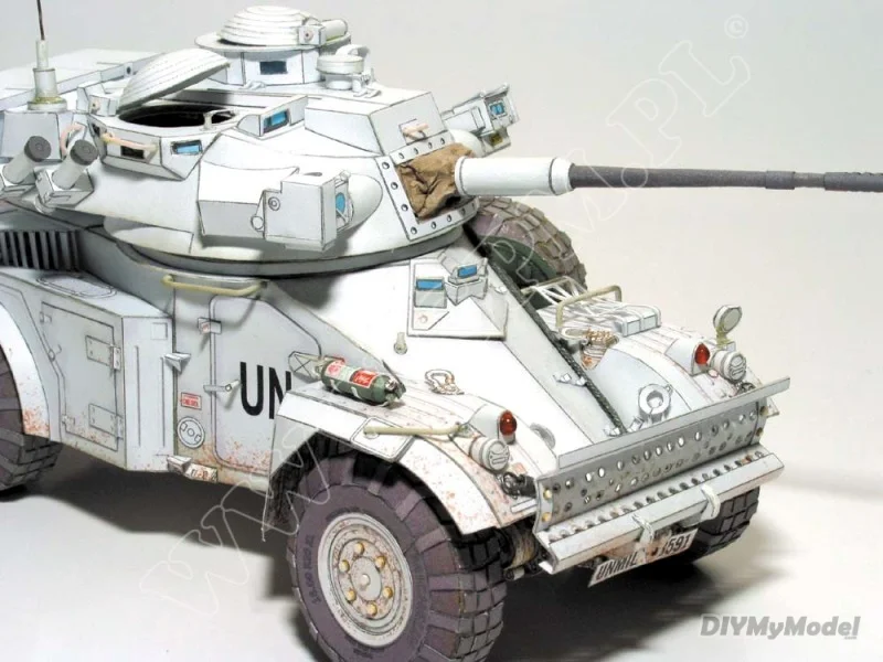 DIYMyModeI-rompecabezas de juguete hecho a mano de Panhard AML, modelo de papel artesanal de Francia, regalo, accesorios de pel&iacute;cula RU(Origin)-2