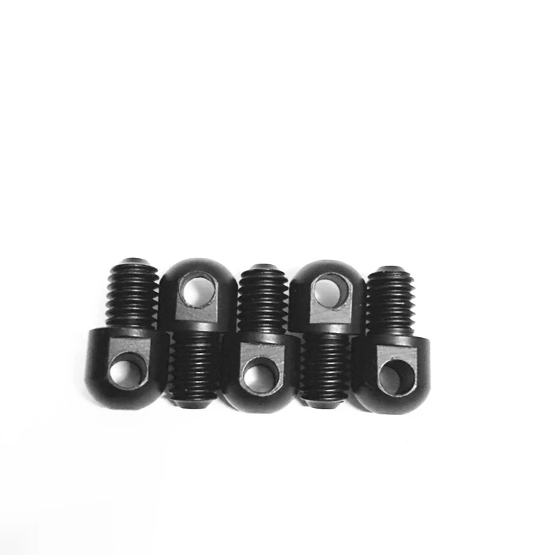 

5pcs 6mm Steel Machine Screw Adapter Sling Swivel Studs QD Drop Shipping Hunting Base Quick Detach Sling Mounting Black Color