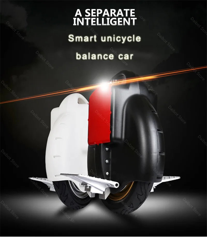 Daibot Electric Unicycle Scooter Adults One Wheel Self Balancing Scooters 350W 60V 14 Inch Monowheel Electric Skateboard images - 6