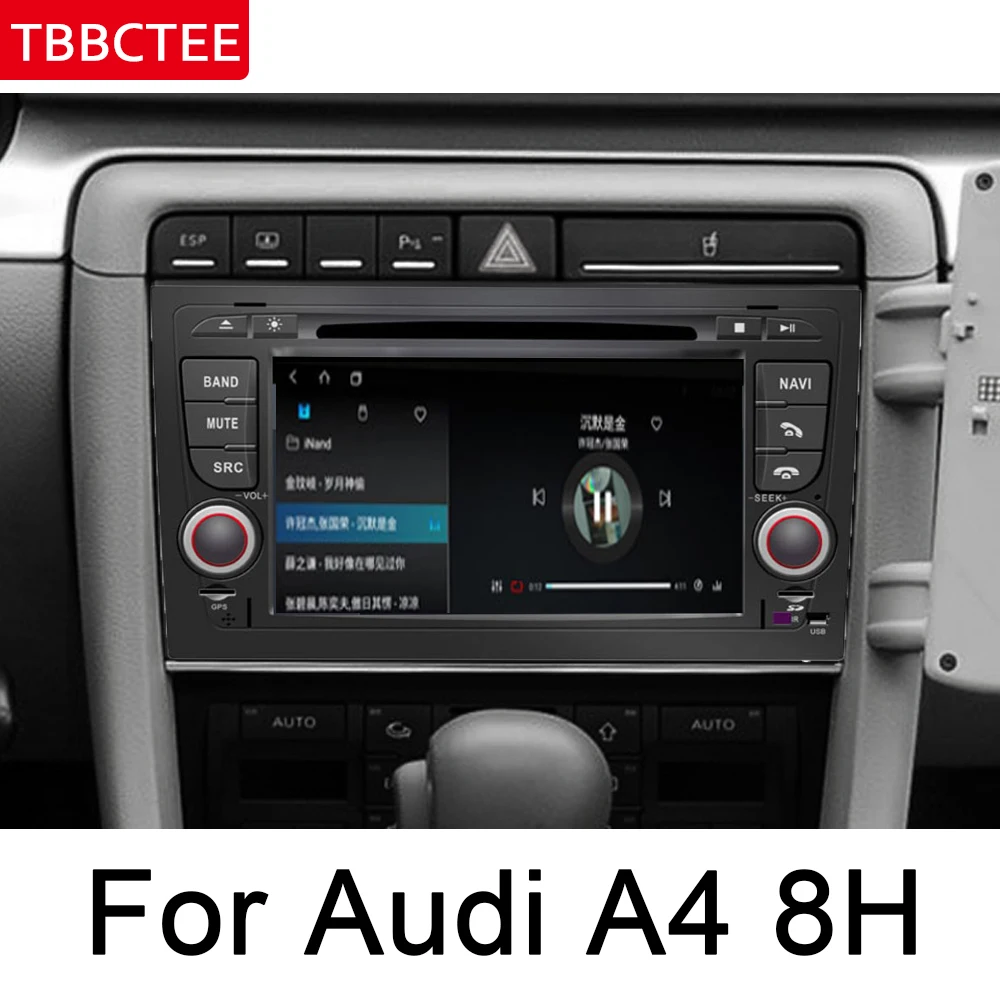 

For Audi A4 S4 RS4 8E 8H 2002~2008 MMI Android Car Multimedia Player Radio DVD Navi Navigation Map GPS Auto audio BT stereo