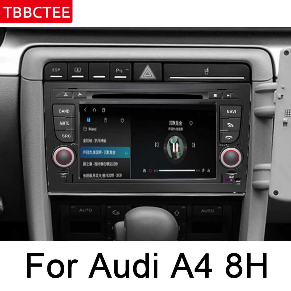 Для Audi A4 S4 RS4 8E 8H 2002 ~ 2008 MMI Android автомобильный мультимедийный плеер Радио DVD