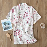 cute 100 gauze cotton child kimono bathrobes boys and girls japanese summer bathrobe kids short sleeve child sleepwear