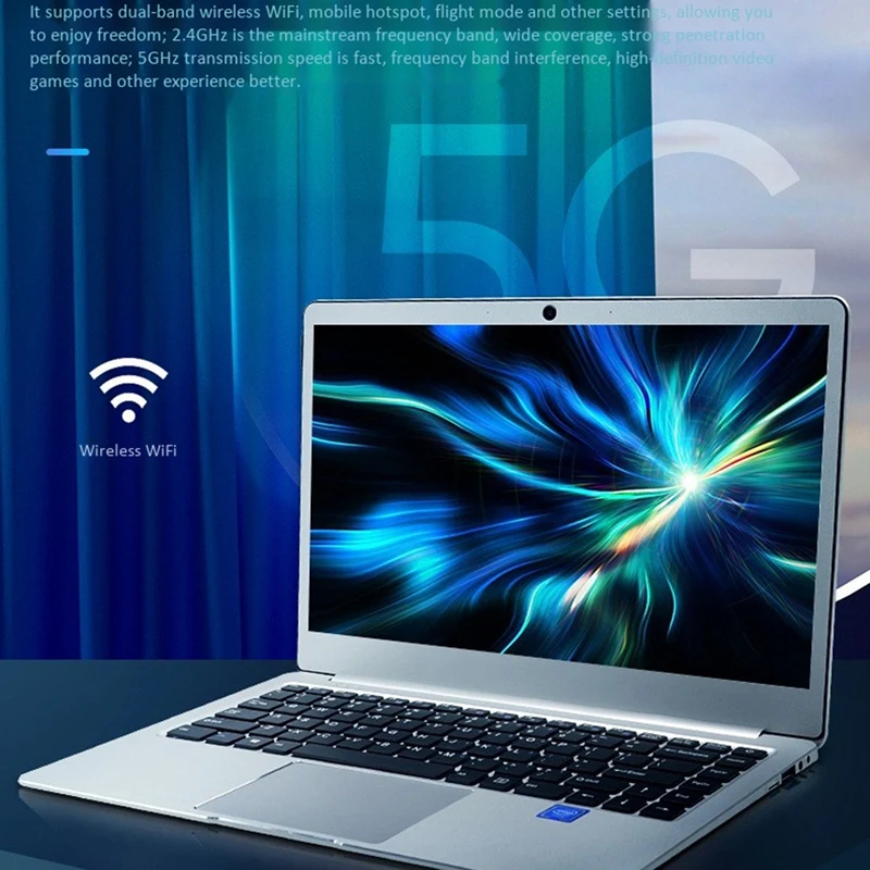 

HOT-14-Inch N3450 Processor 8G+128G Running Memory Support 2.4/5GWiFi Quad-Core Gaming Notebook(EU Plug)