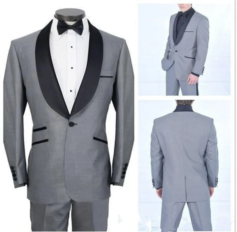 

MyLoddy New Arrival Men Suit Fashion Business Mens Groom Prom Wedding Suits Tuxedos For Men Classic 2 Pieces Suits(Jacket+Pants)