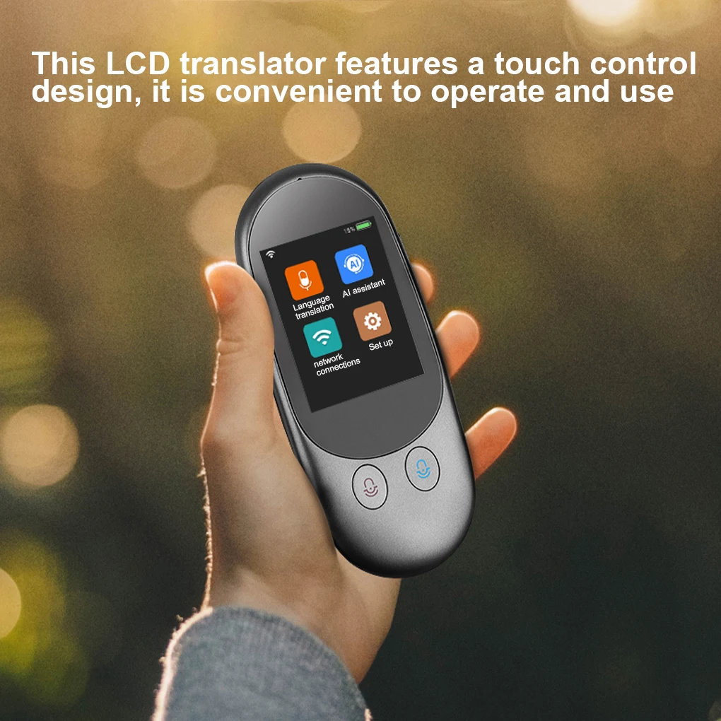 

Newest Portable Multi Languages Offline Voice Translator WiFi translator Screen Real Time Instant Two-Way Languages Translation