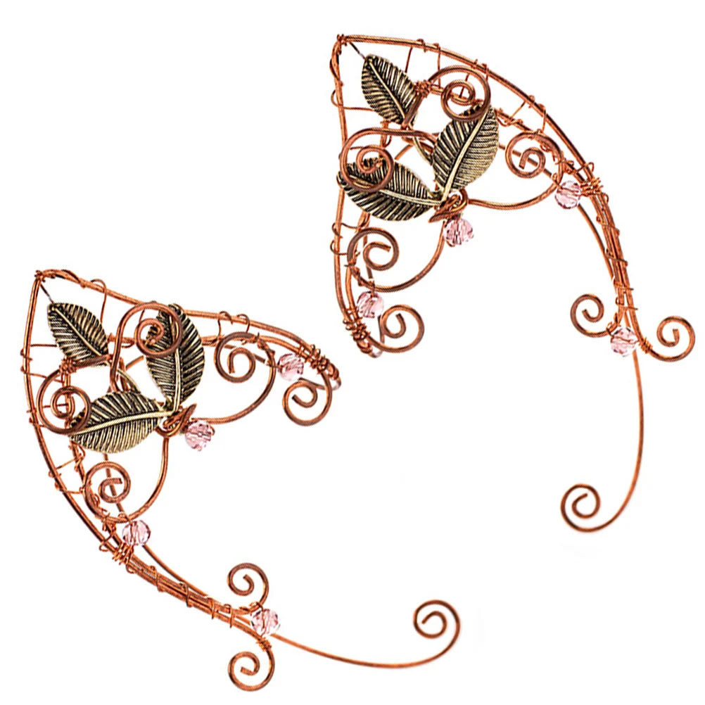 

1 Pair Creative Elf Ear Clips Non-pierced Ear Bone Clips Costume Accessory