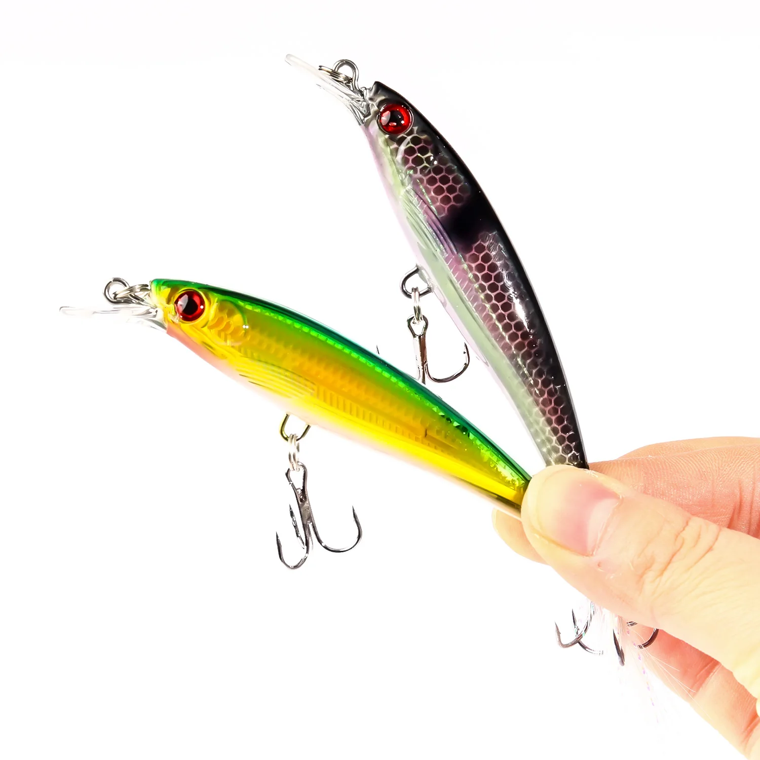 BAKAWA 1 шт. Лазерная приманка в виде гольяна 8 см 7 3 г крючки воблер искусственная для