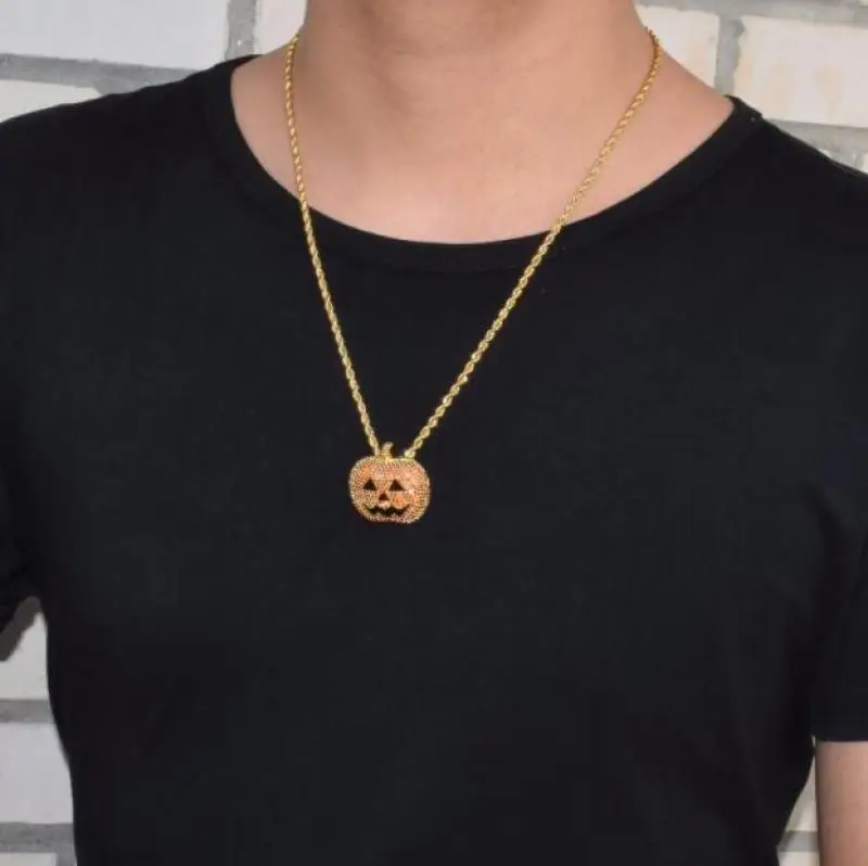Ожерелье с подвеской в виде головы тыквы европейском и американском стиле -