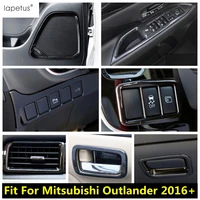 window lift dashboard air ac vent handle bowl speaker head light cover trim abs accessories for mitsubishi outlander 2016 2020