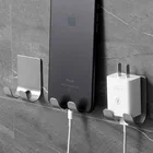 125 шт. 304 нержавеющая сталь Ванная комната дома вискоза настенные крючки держатель для бритвенного станка Для мужчин Бритье Бритва полка головка для бритвенного станка стеллаж Органайзер