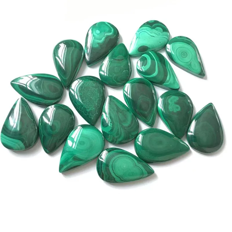 

Кулон из зеленого малахита, натуральные резные кристаллы, лечебные камни для подарка