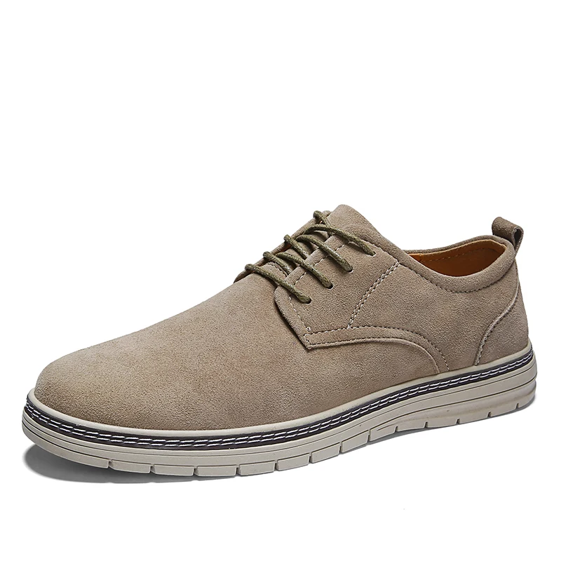 2019 Сезон весна-осень Мужские туфли в британском стиле Новая модель замшевых