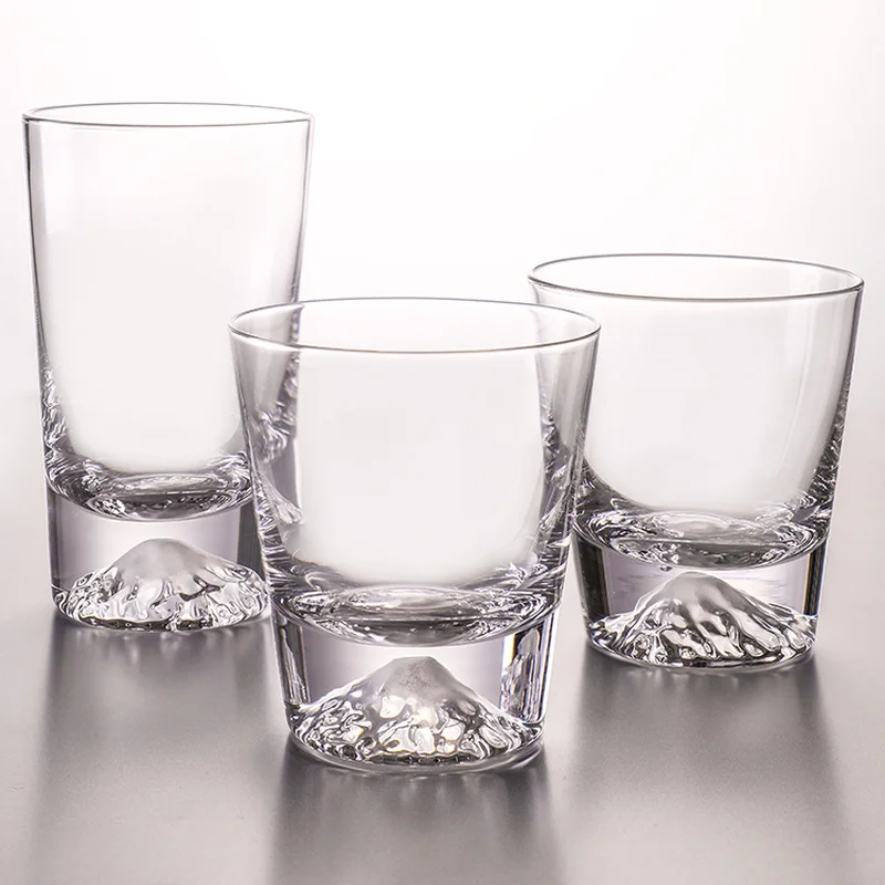 Сверкающие качество Fuji Стекло прозрачный кристалл с изображением заснеженной