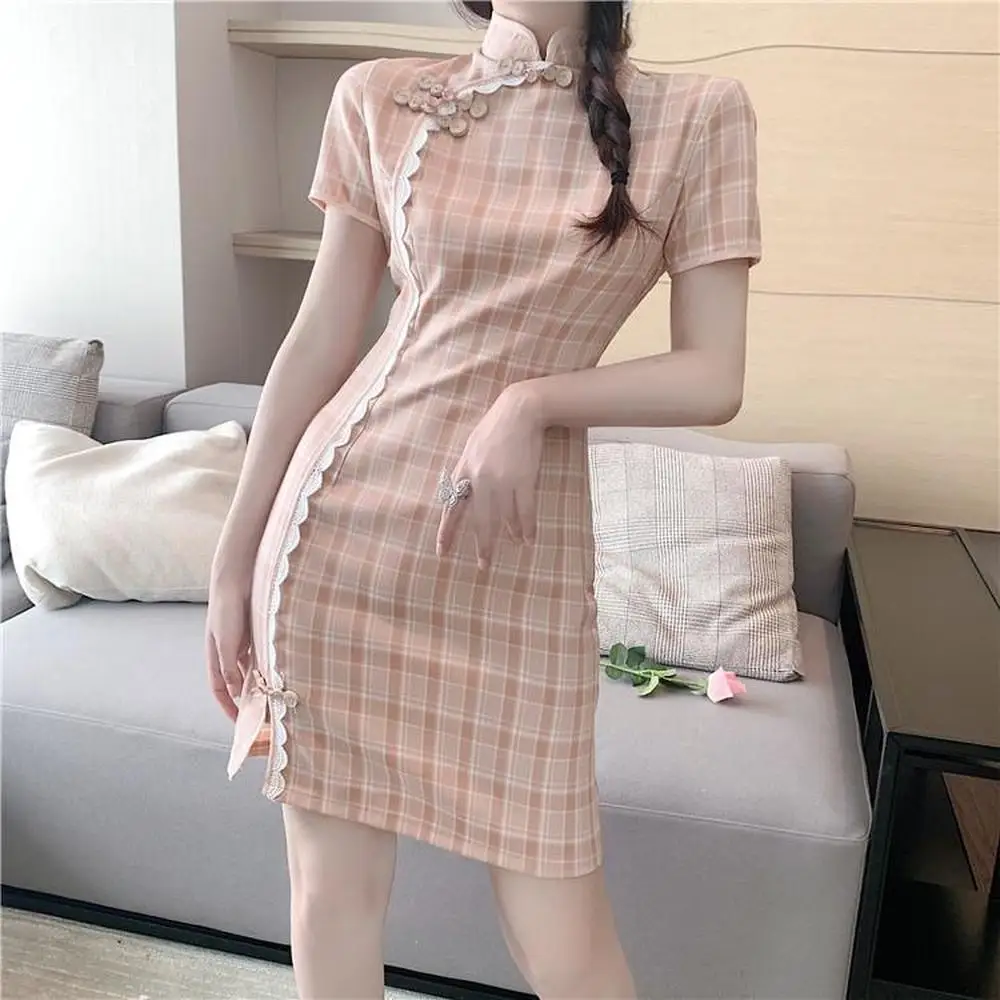 Для женщин элегантное кружевное сексуальное Китайский Стиль Cheongsam для леди в