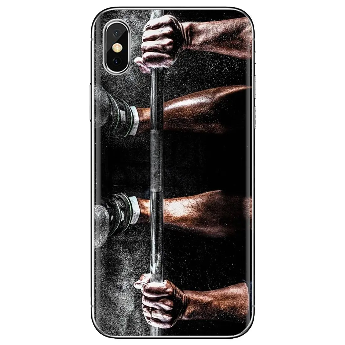 Тренировочный силиконовый чехол CrossFit для iPhone iPod Touch 11 12 Pro 4 4S 5 5S SE 5C 6 6S 7 8 X XR XS Plus Max
