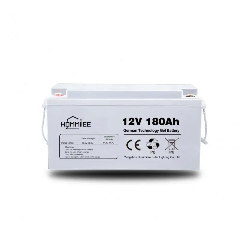 Practical rechargeable lithium battery cells battery gel lead acid batteries 180AH