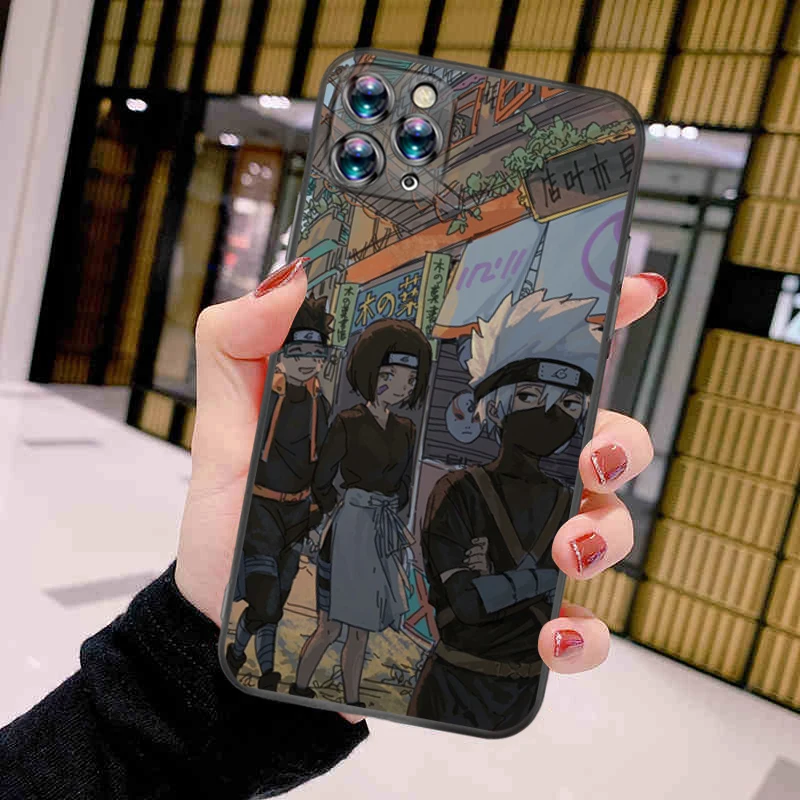 

Sasuked N-Narutos Kakashi Gaara Phone Case For iPhone 11 12 Pro XS MAX 8 7 6 6S Plus X 2020 XR Mini Soft Cover TPU
